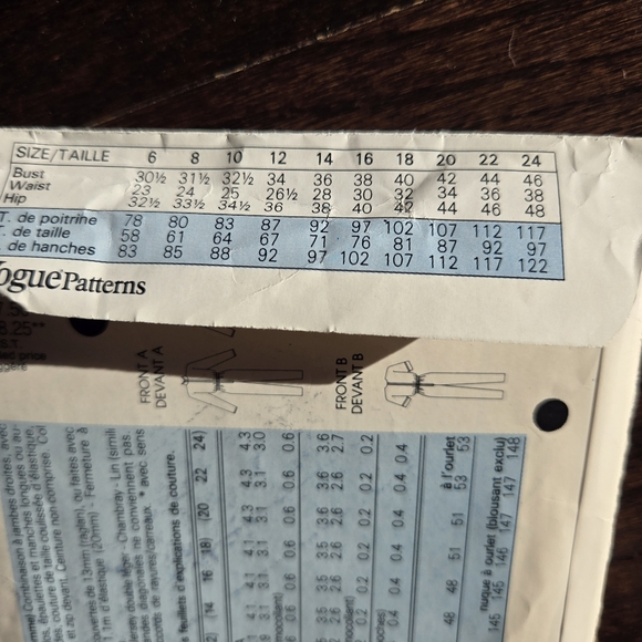 Vogue Pattern 7136 - Picture 2 of 3